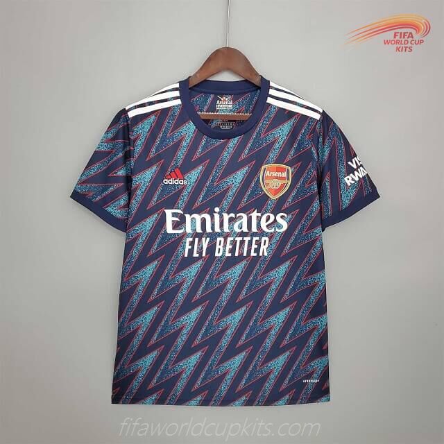 Arsenal 21-22 Third Dark Blue Soccer Football Kit