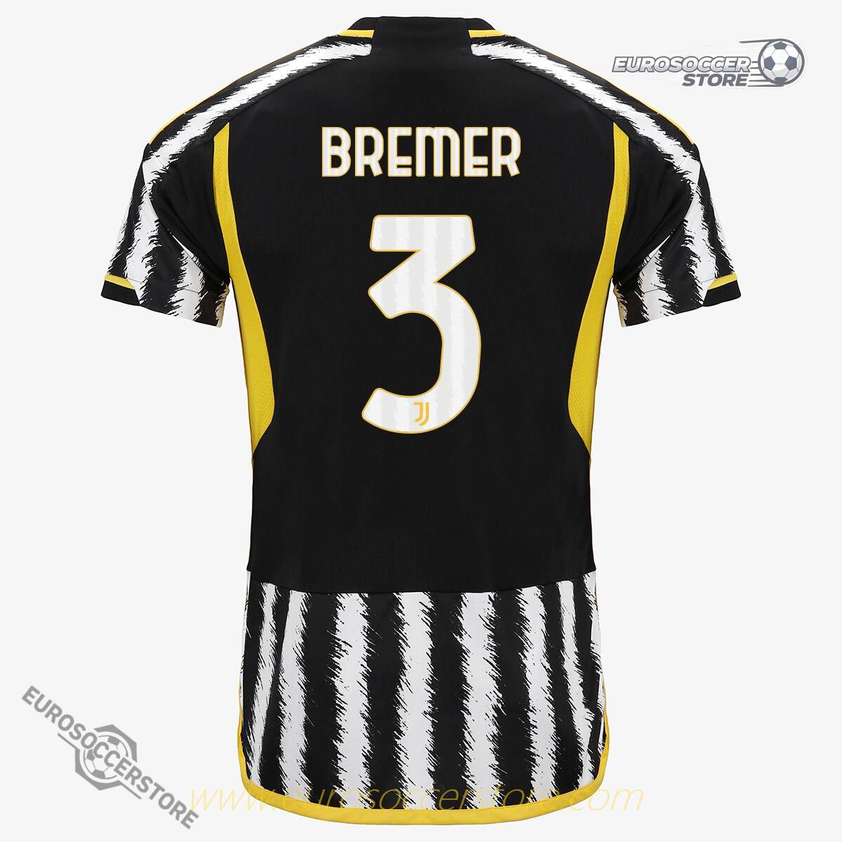 Juventus BREMER 3 Home Jersey for the 23-24 Season