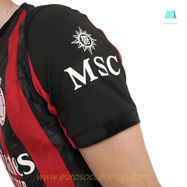 2025-2026 AC Milan Authentic Home Shirt (A.Jimenez 20)
