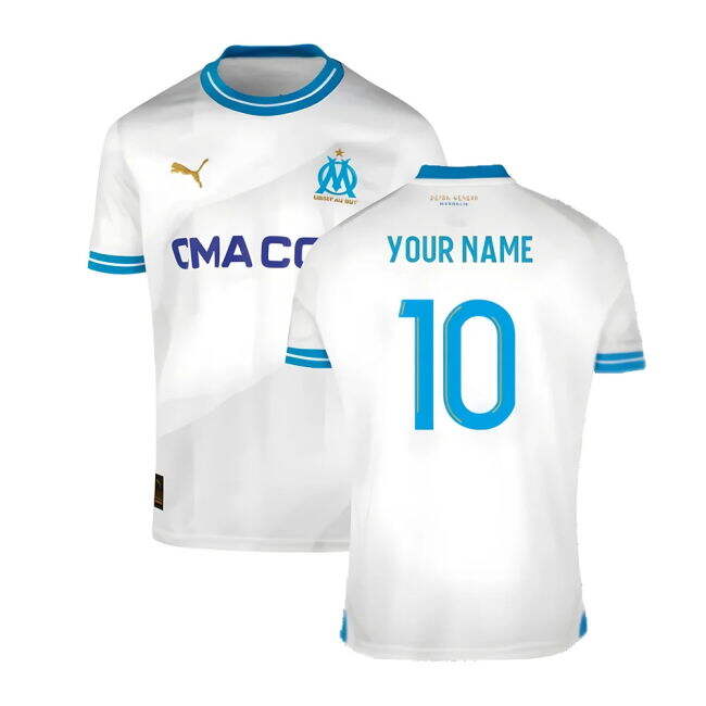 Marseille (om) Official 2023-2024 Home Soccer Jersey - Top Tier