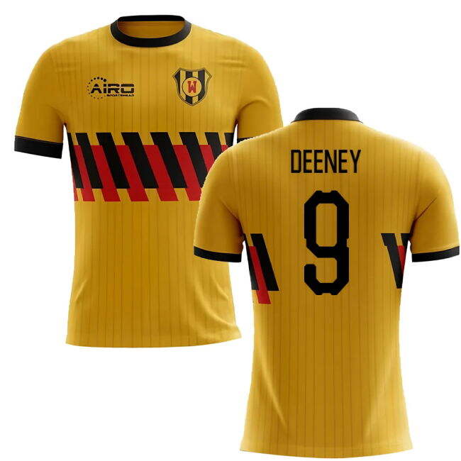 Women's 2025-2026 Watford Home Concept Football Shirt (Deeney 9)