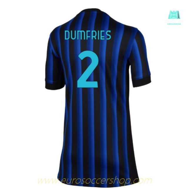 2025-2026 Inter Milan Home Shirt (Kids) (Dumfries 2)