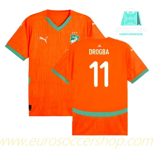 2024-2025 Season International Ivory Coast Home (Drogba 11)