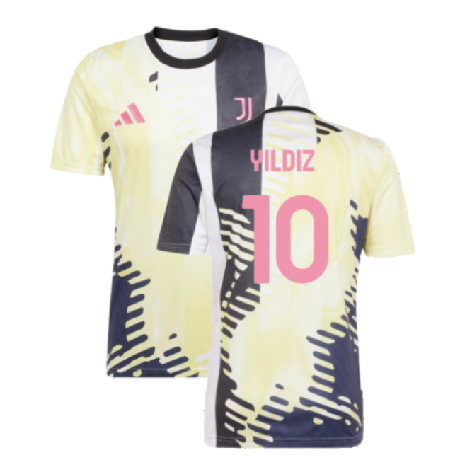 Licensed Juve Juventus Pre Match Shirt Yellow Yildiz #10 Top Tier ...