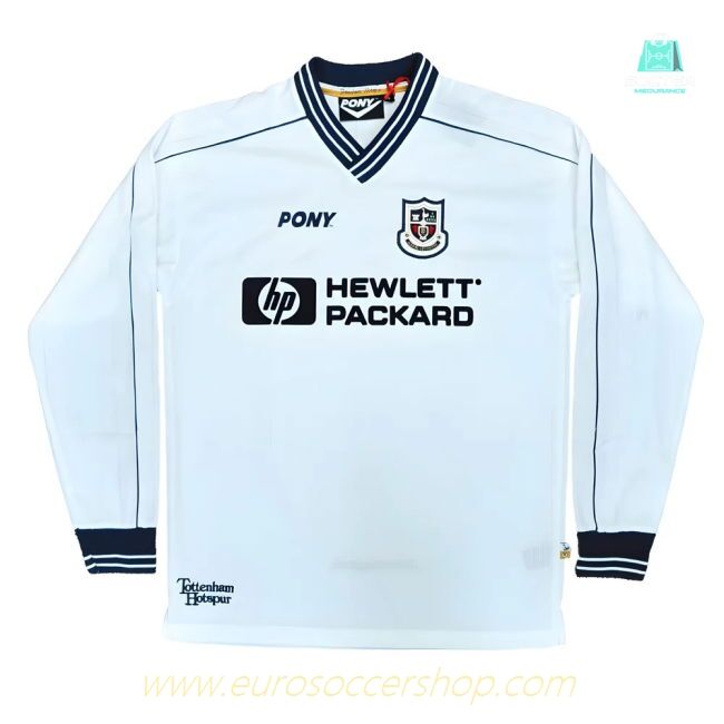 1997-1999 Tottenham Home LS Pony Retro Shirt