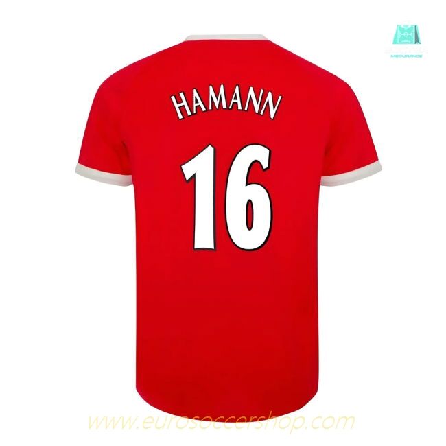 2001-2003 Liverpool Retro Euro Home Shirt (HAMANN 16)