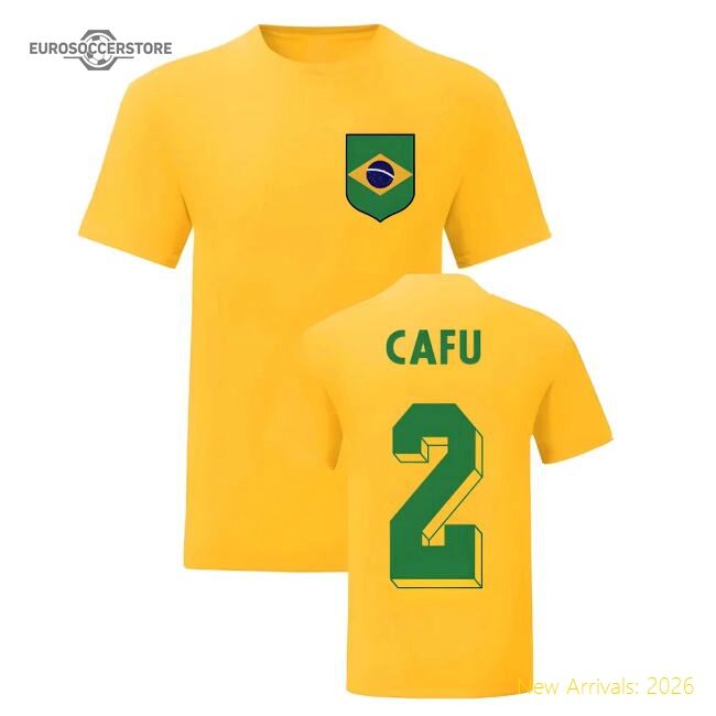 Durable Football Brazil T-shirt - Vintage 2024-2025 Quality