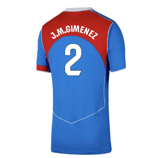 Original 2025-2026 Atletico Madrid Authentic Third Shirt (J.M.Gimen...