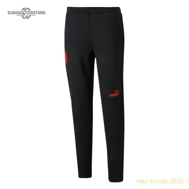 2022-2023 Ac Milan Casuals Pants (black) - Official Design