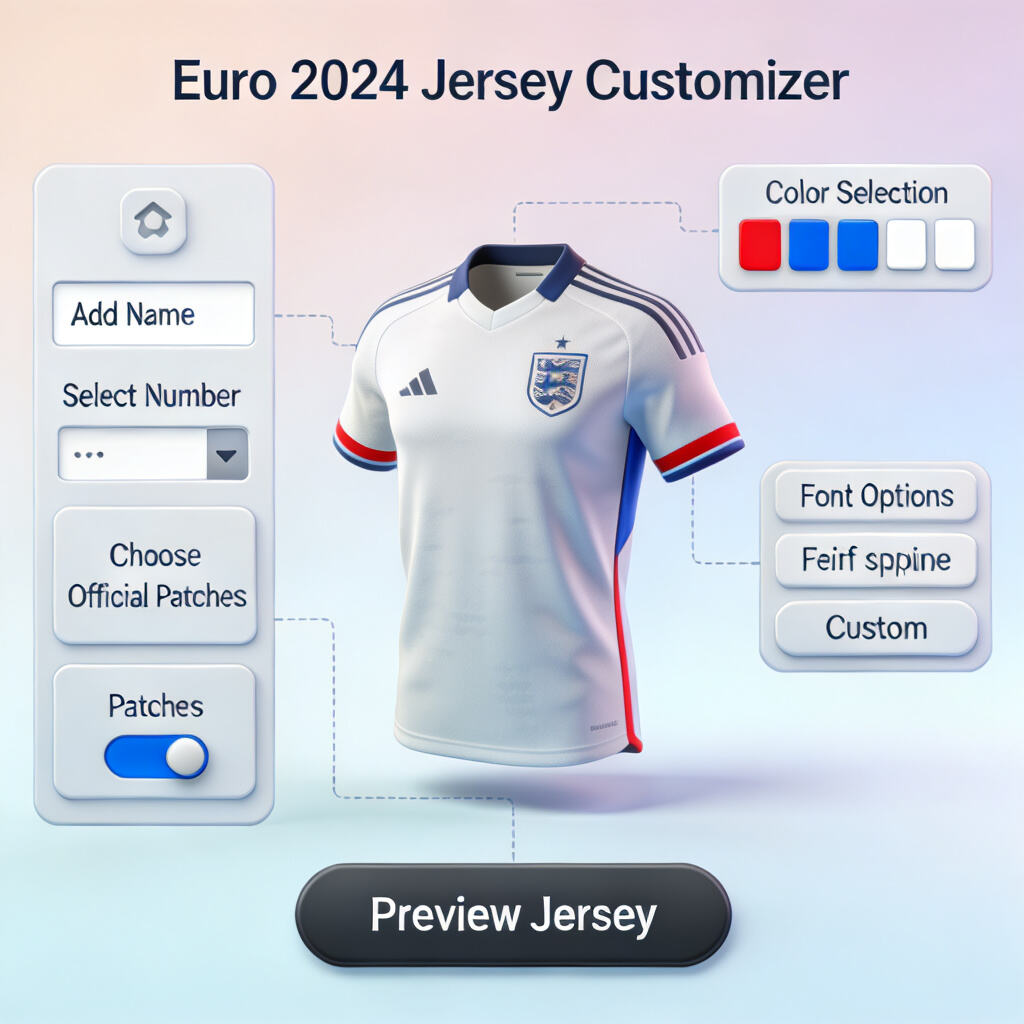 Euro 2024 Jersey Customizer