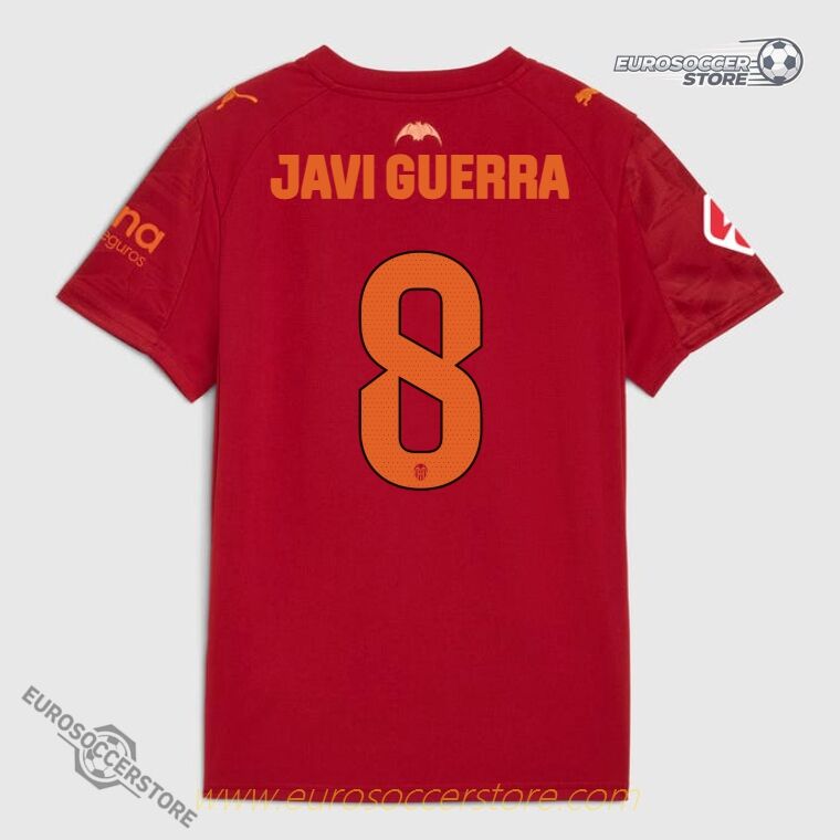 Valencia CF 25-26 Season Away Jersey, JAVI GUERRA #8