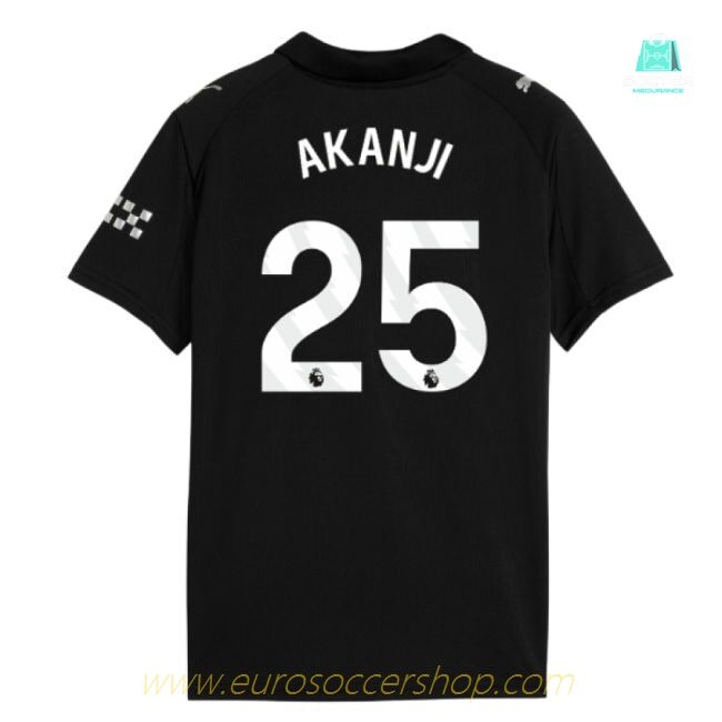 2025-2026 Man City Away Shirt (Kids) (Akanji 25)