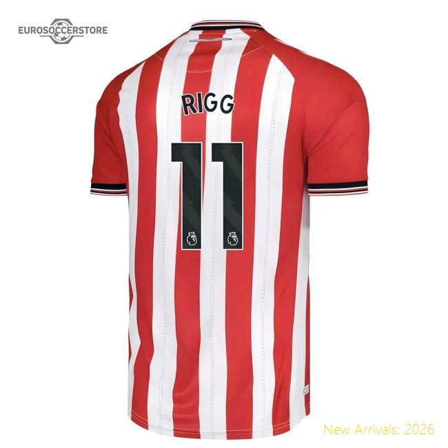 2025-2026 Sunderland Home Shirt (rigg 11) - Budget-friendly