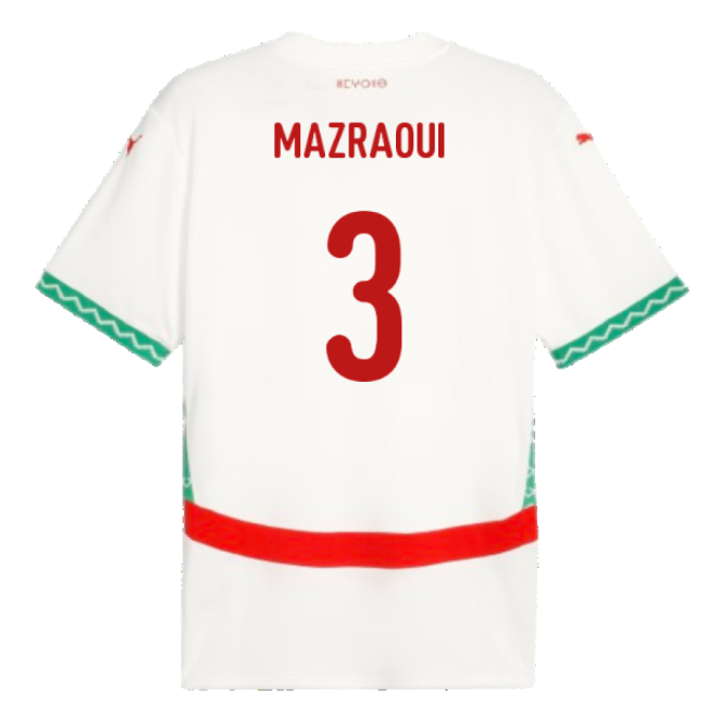2024-2025 Morocco National Team Road Jersey (mazraoui 3)