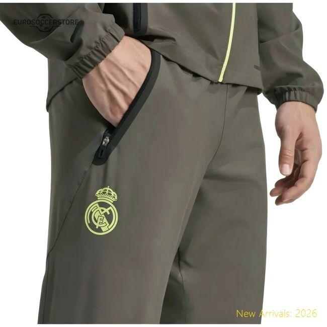 2025-2026 Real Madrid Vis Tech Pants (almost Grey) - Supporter Edition