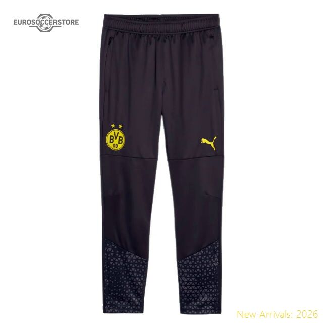 Premium-grade 2023-2024 Borussia Dortmund Training Pants (black)