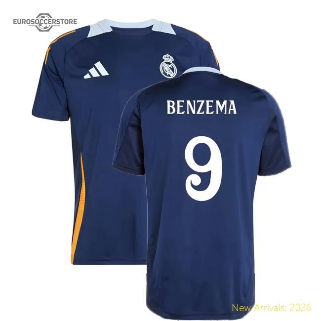 Superior 2024-2025 Real Madrid Training Jersey (navy) (benzema 9)