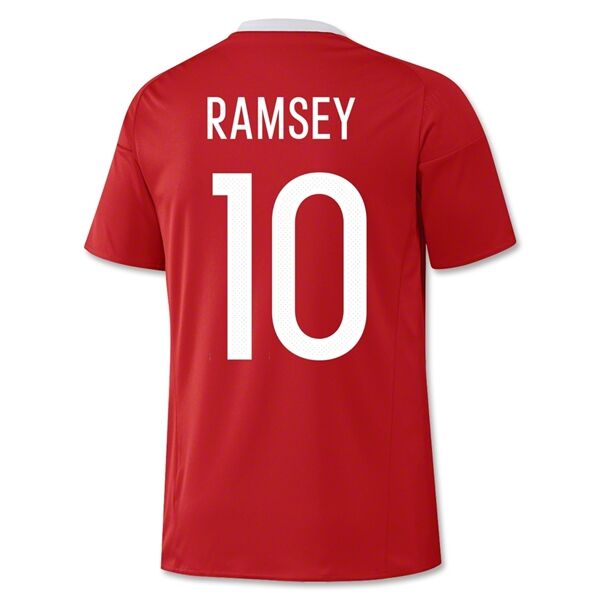 Wales Home 2016 RAMSEY 10 Soccer Jersey Shirt - Official Replica 27151