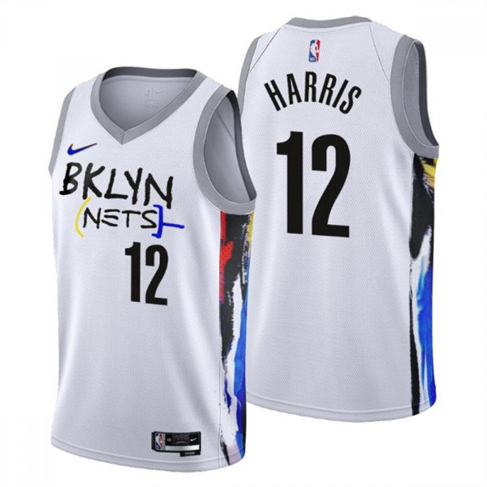 Durable Brooklyn Nets 12 White Jersey City Edition - Fan Favorite