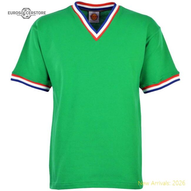 Performance St Etienne Short Sleeve Retro Football Shirt