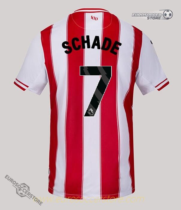 Brentford 25-26 Home SCHADE 7 Football Jersey