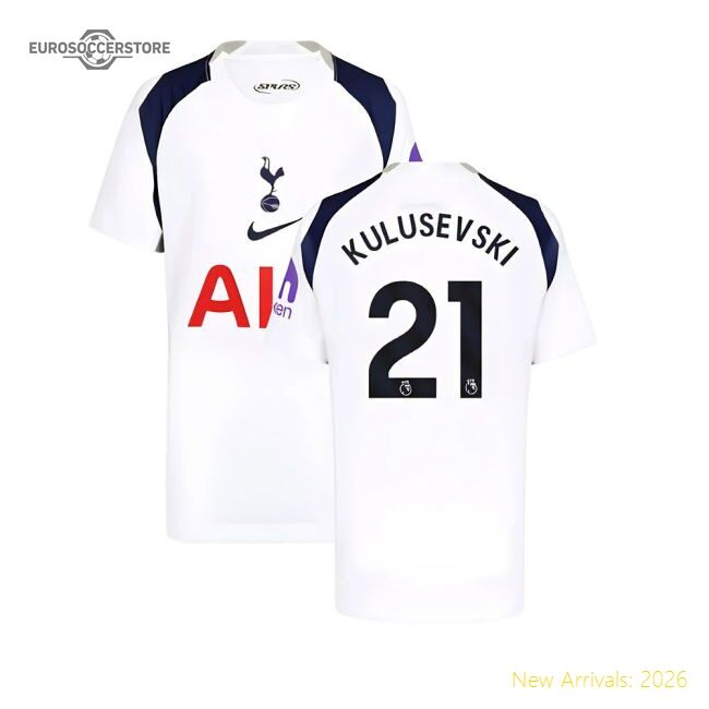 2025-2026 Spurs Hotspur Home Shirt (kids) (kulusevski 21)