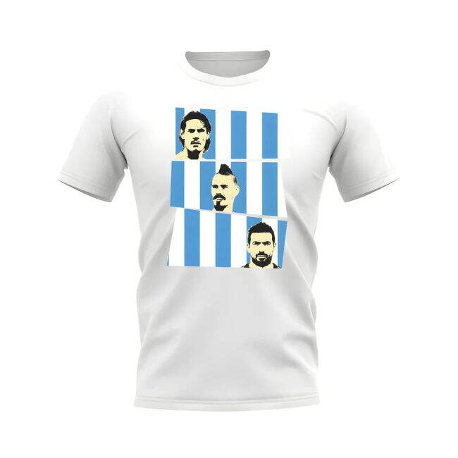 Cavani Hamsik Lavezzi Napoli T-Shirt - White