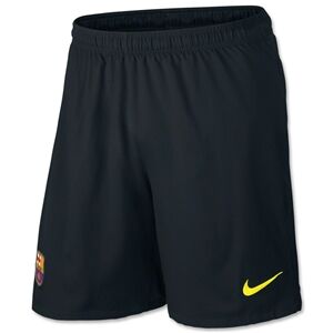 13-14 Barcelona Away Black Soccer Jersey KitShirtShort - Official