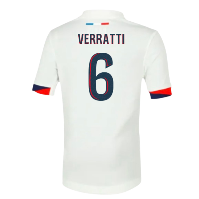Psg Psg Away Shirt Sponsorless Kids Verratti #6 Durable Material L...
