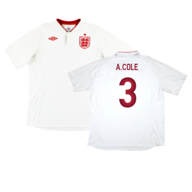 Advantages England 2012-13 Home (XXXL) (Very Good) (A.Cole 3) Money Saving