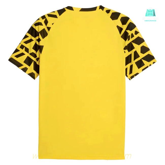 2025-2026 Borussia Dortmund Warm Up Jersey (Yellow) (Haaland 9)