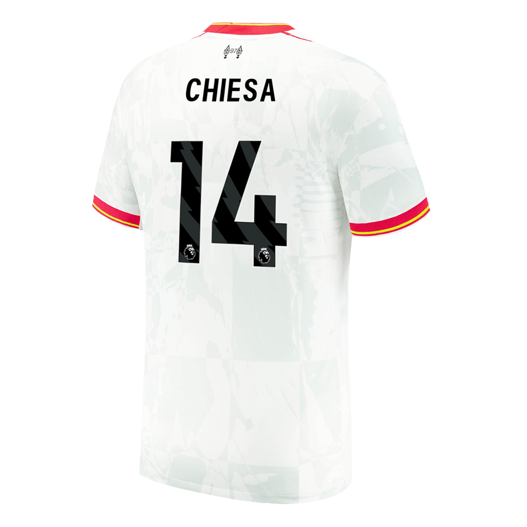 CHIESA #14 Liverpool Third Away  Soccer Jersey 2024/25 Authentic Kit