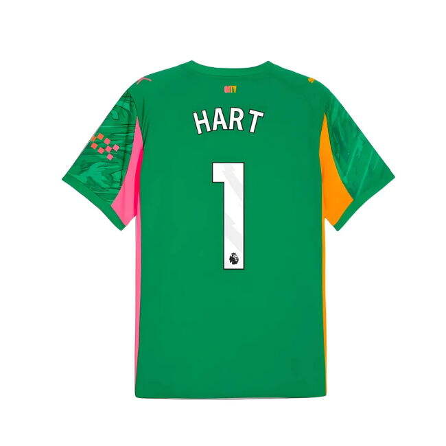 Man City Goalkeeper Football Jersey 2025-20 - Hart #1 L M S