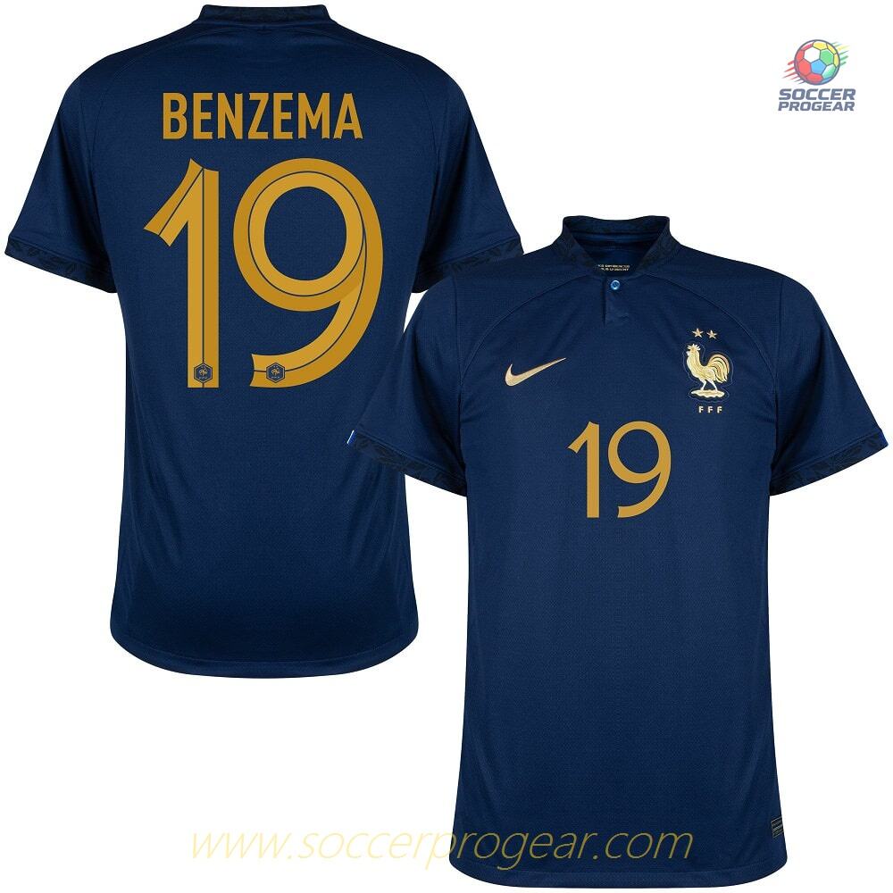2022 WORLD CUP FRENCH TEAM HOME JERSEY BENZEMA