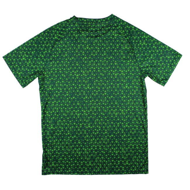 2025-2026 Man City Warm Up Jersey (Green Terrain) - Kids