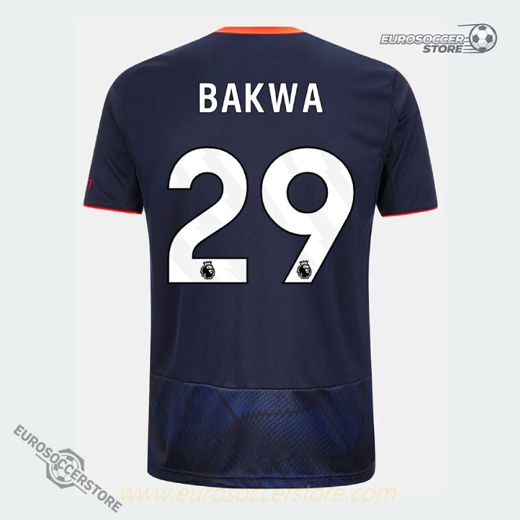 Nottingham Forest 25-26 Season Third Jersey, No. 29 BAKWA Third Version