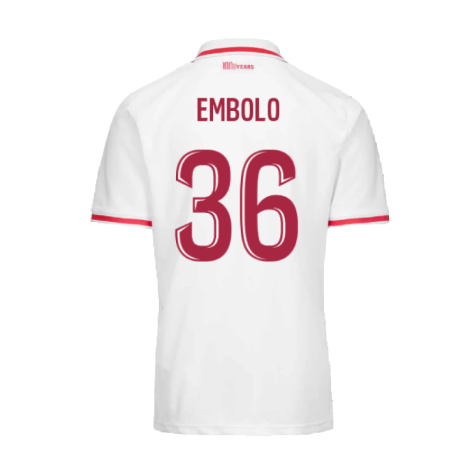 Passionate Monaco As Monaco Home Shirt Embolo #36 Match Quality Fr...