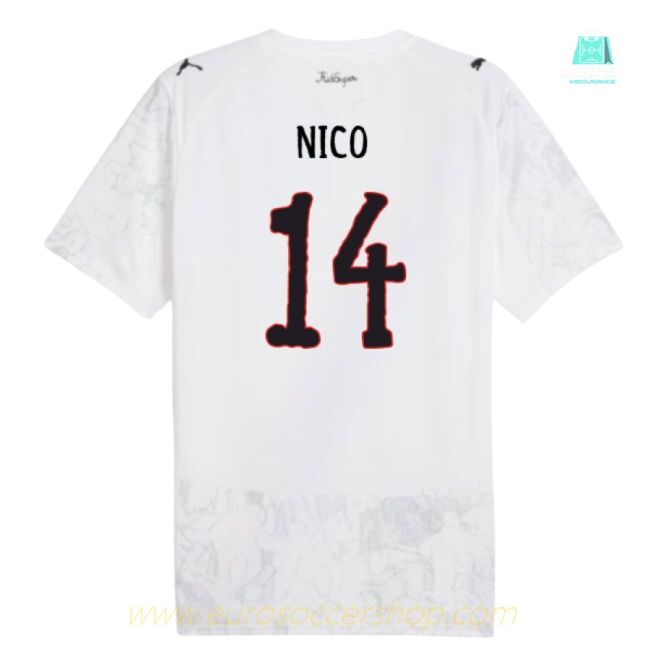 2025-2026 KIDSUPER x Manchester City CWC Shirt (White) (Nico 14)