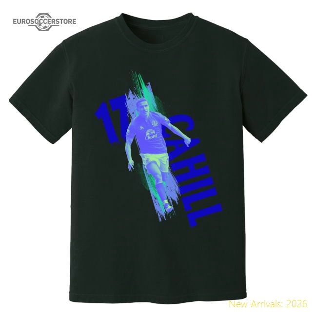 Official Tim Cahill Everton Premier League Legend T-shirt (black)