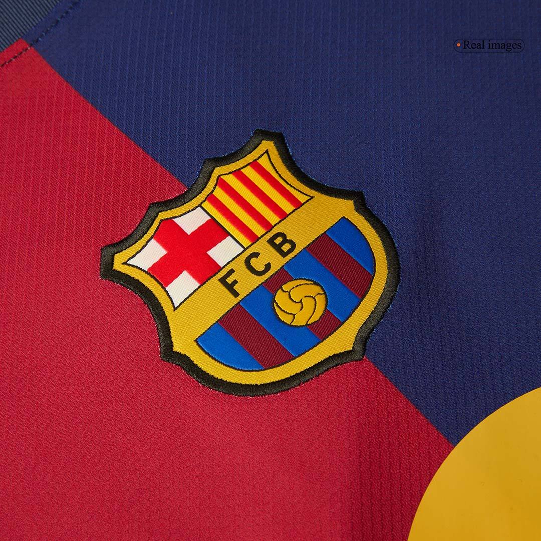 Barcelona Home Soccer Jersey 2024/25 - 125th Anniversary(Spotify Logo