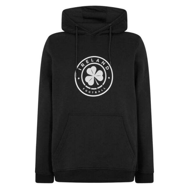 2025-2026 Ireland Crest Hoodie (Black)