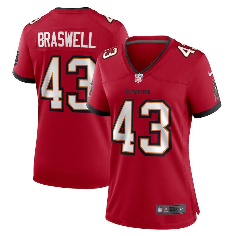 None Chris Braswell TB Buccaneers Durable Replica Jersey Football Appa
