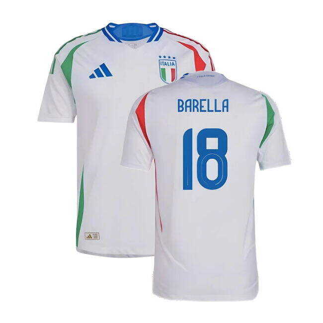 Low Value 2024-2025 Italy Authentic Away Shirt (BARELLA 18) Cute